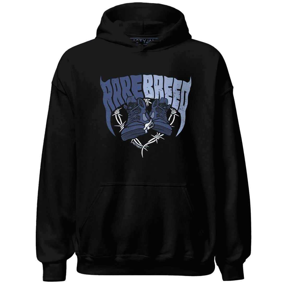 Midnight-Navy-5s-Hoodie-Match-Rare-Breed-Sneaker
