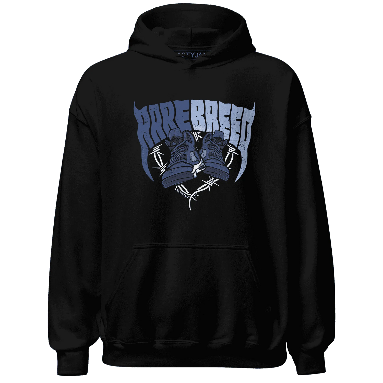 Midnight-Navy-5s-Hoodie-Match-Rare-Breed-Sneaker