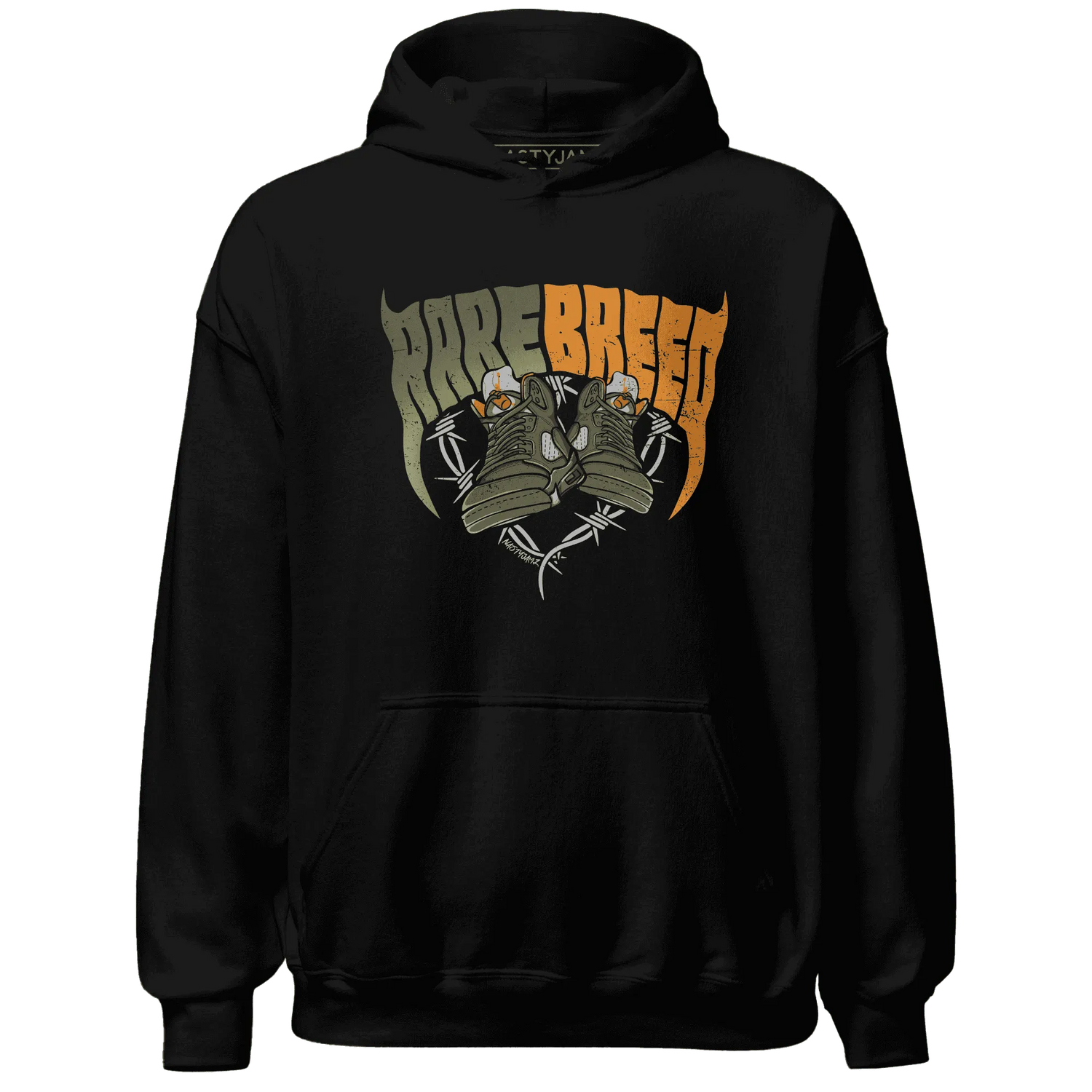 Olive-5s-Hoodie-Match-Rare-Breed-Sneaker