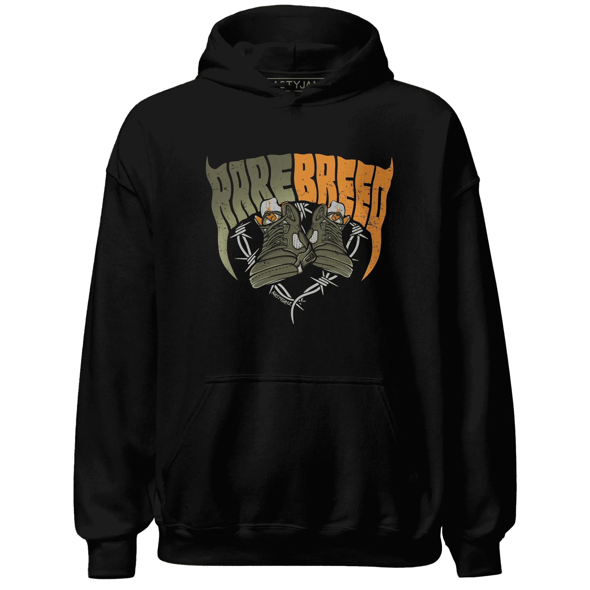 Olive-5s-Hoodie-Match-Rare-Breed-Sneaker