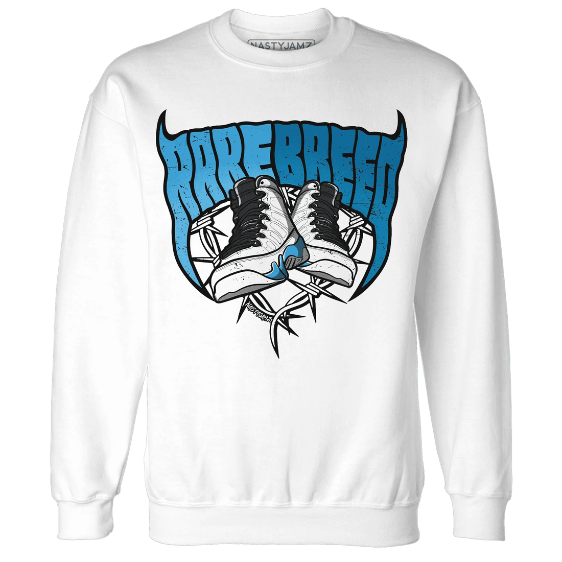 Powder-Blue-9s-Sweatshirt-Match-Rare-Breed-Sneaker