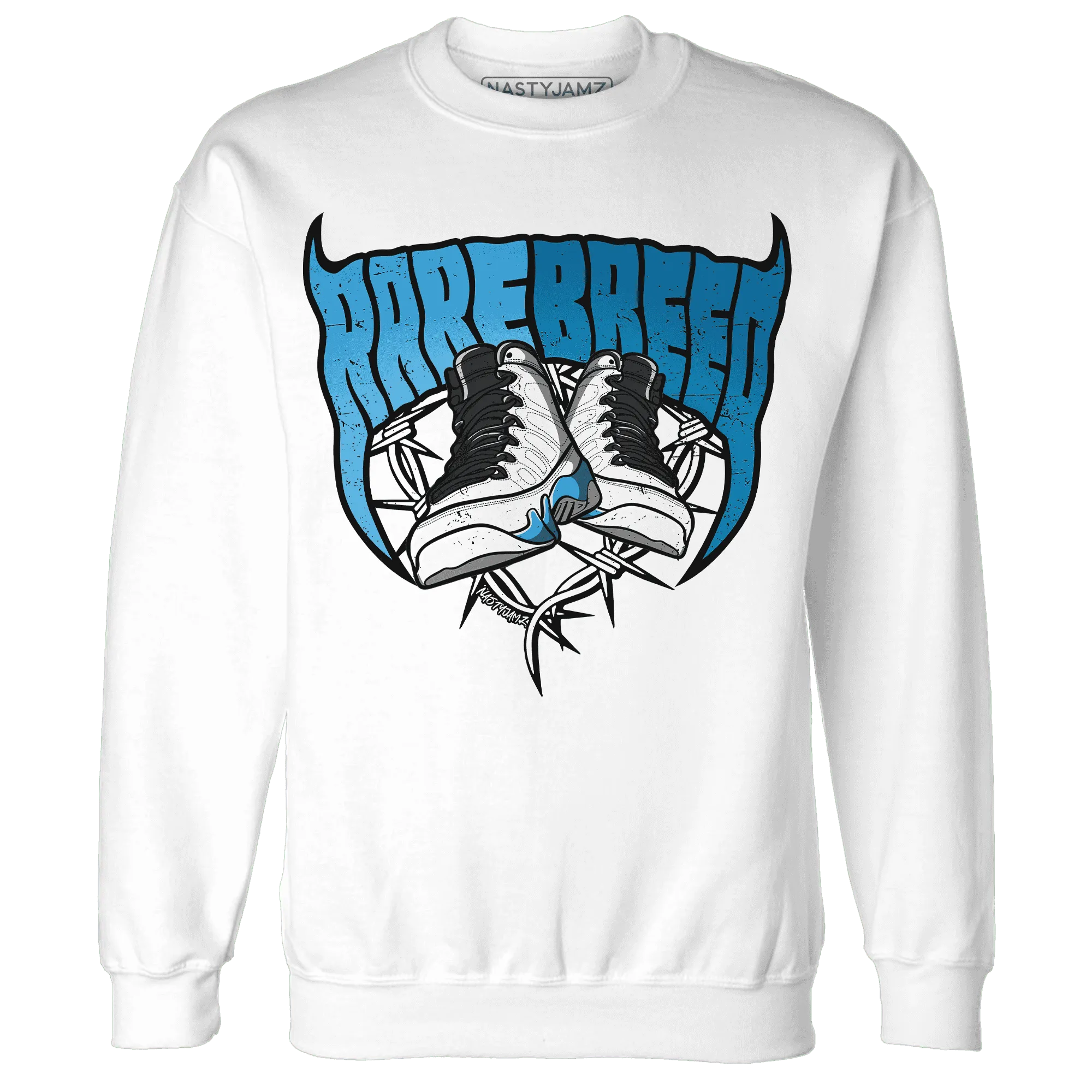 Powder-Blue-9s-Sweatshirt-Match-Rare-Breed-Sneaker
