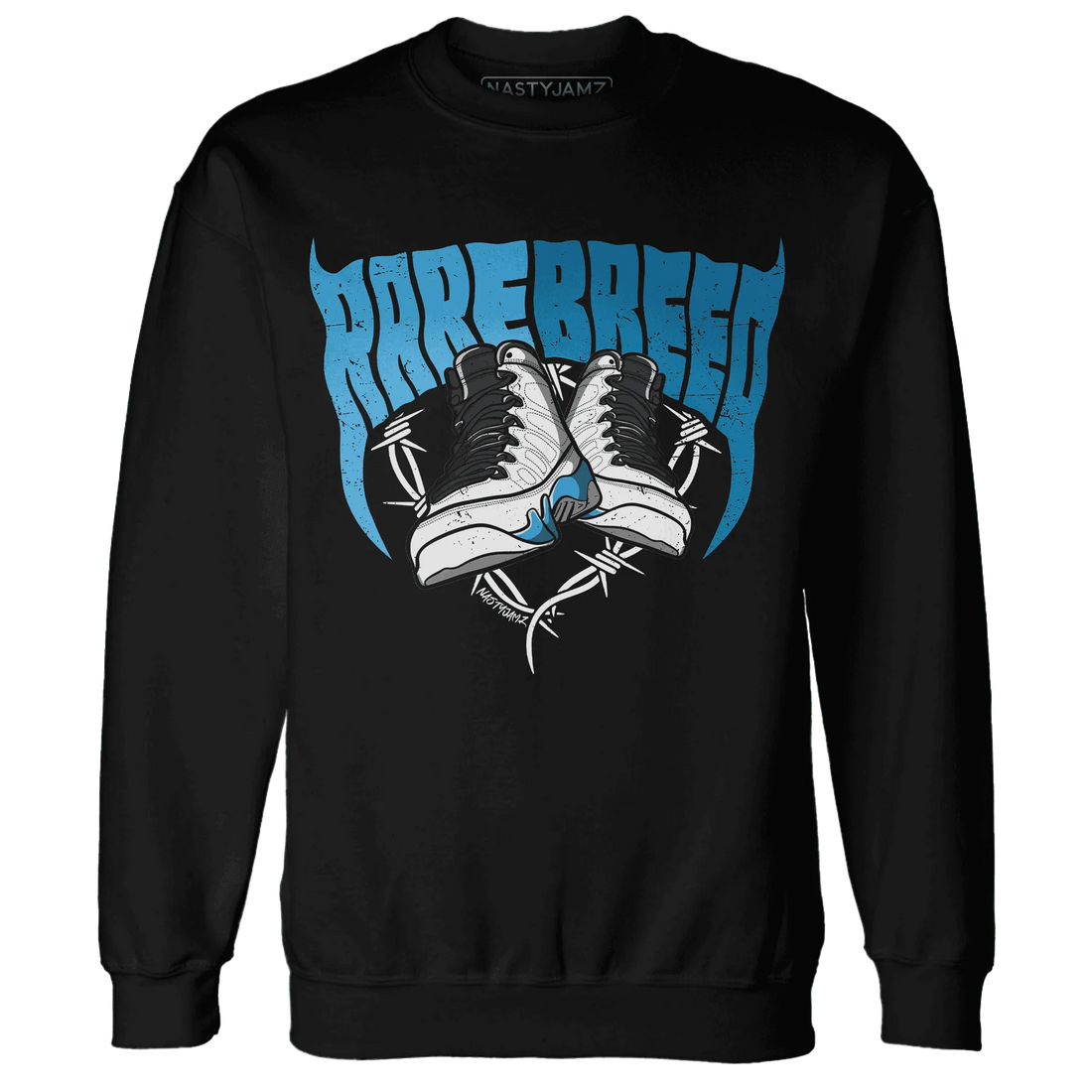Powder-Blue-9s-Sweatshirt-Match-Rare-Breed-Sneaker