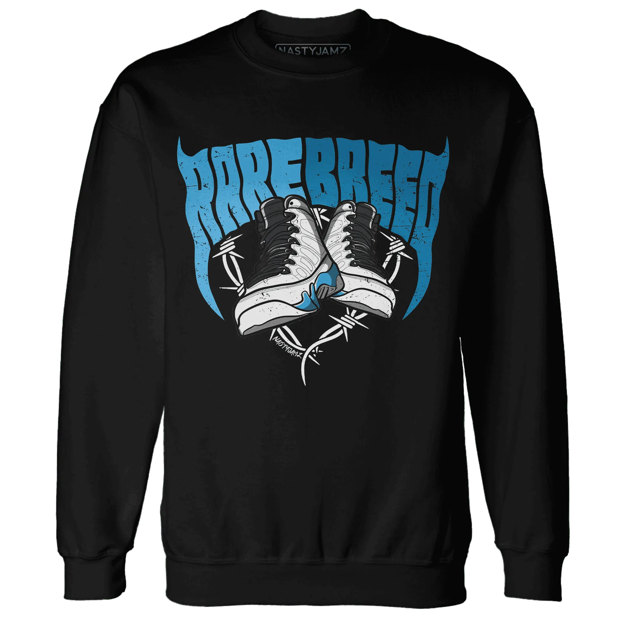 Powder-Blue-9s-Sweatshirt-Match-Rare-Breed-Sneaker