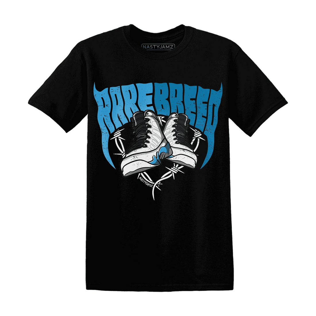 Powder-Blue-9s-T-Shirt-Match-Rare-Breed-Sneaker