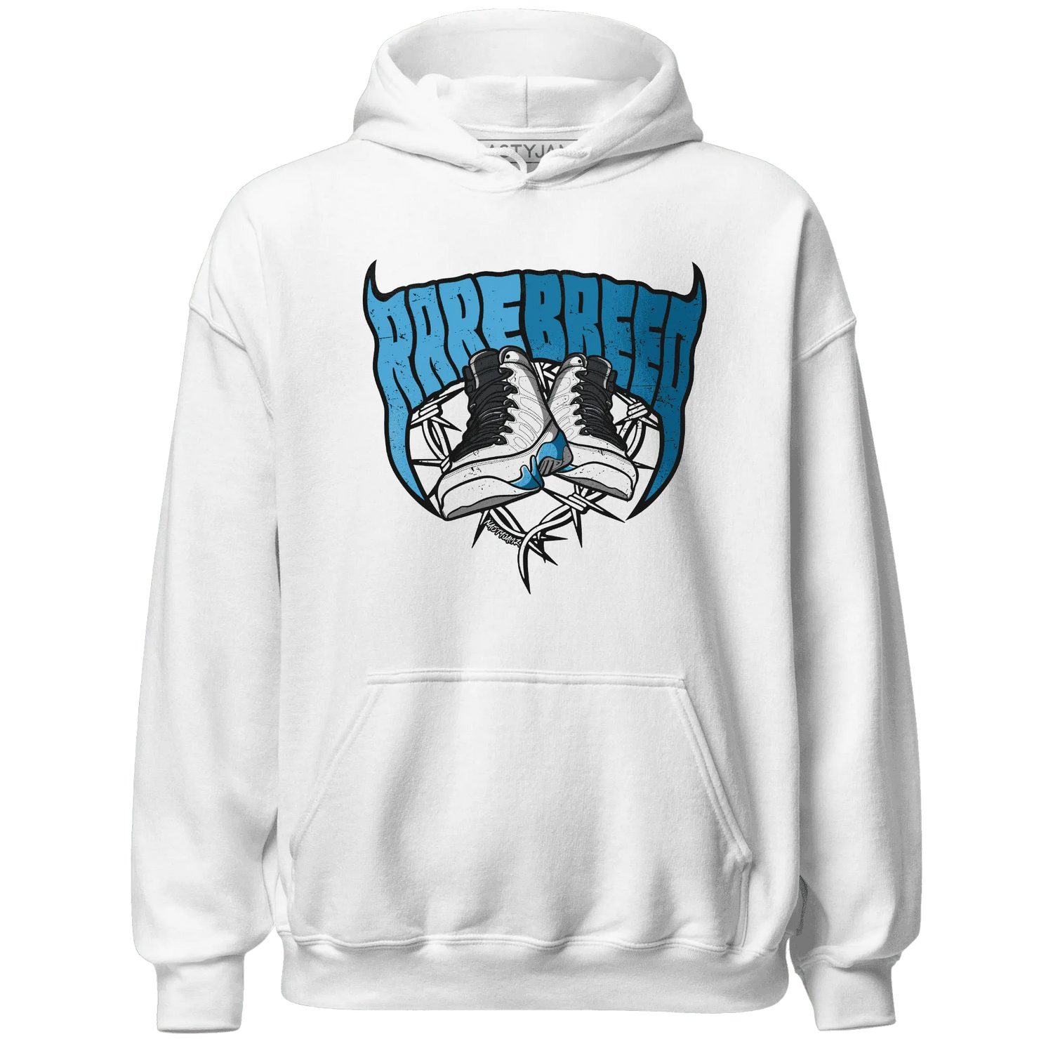 Powder-Blue-9s-Hoodie-Match-Rare-Breed-Sneaker