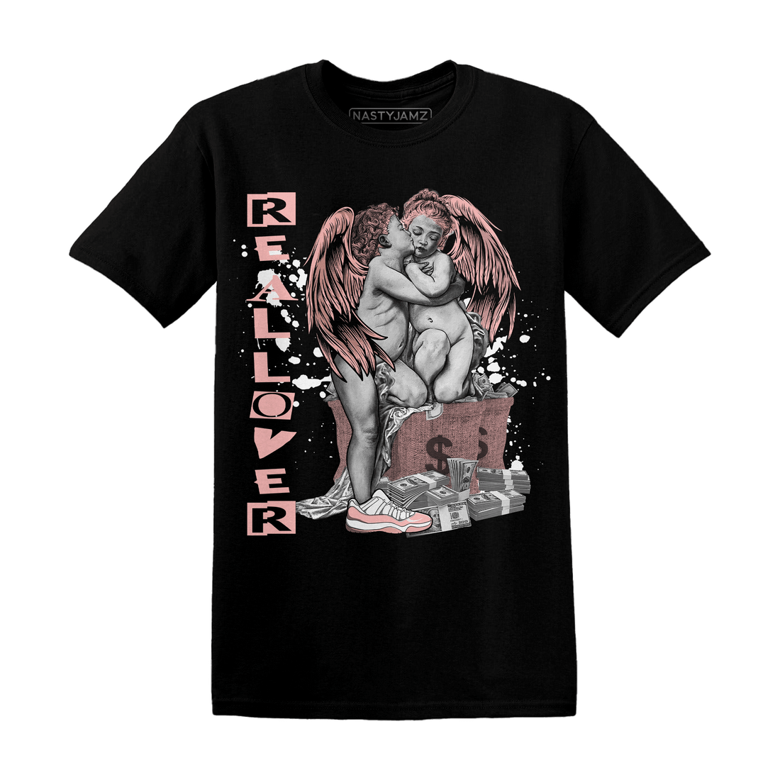 Low Legend Pink 11s T Shirt Match Real Lover Angel - NastyJamz