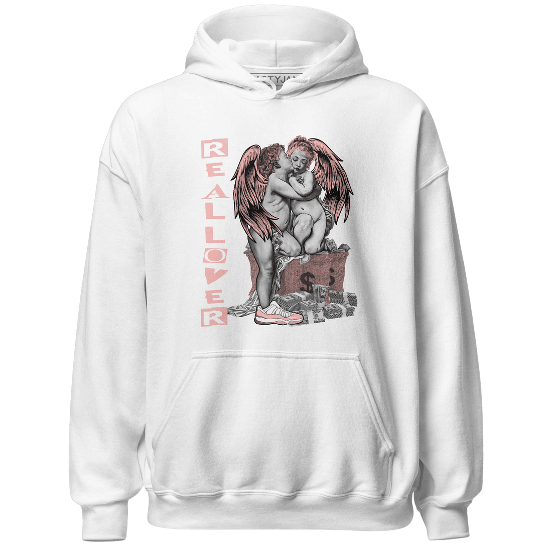 Low Legend Pink 11s Hoodie Match Real Lover Angel - NastyJamz