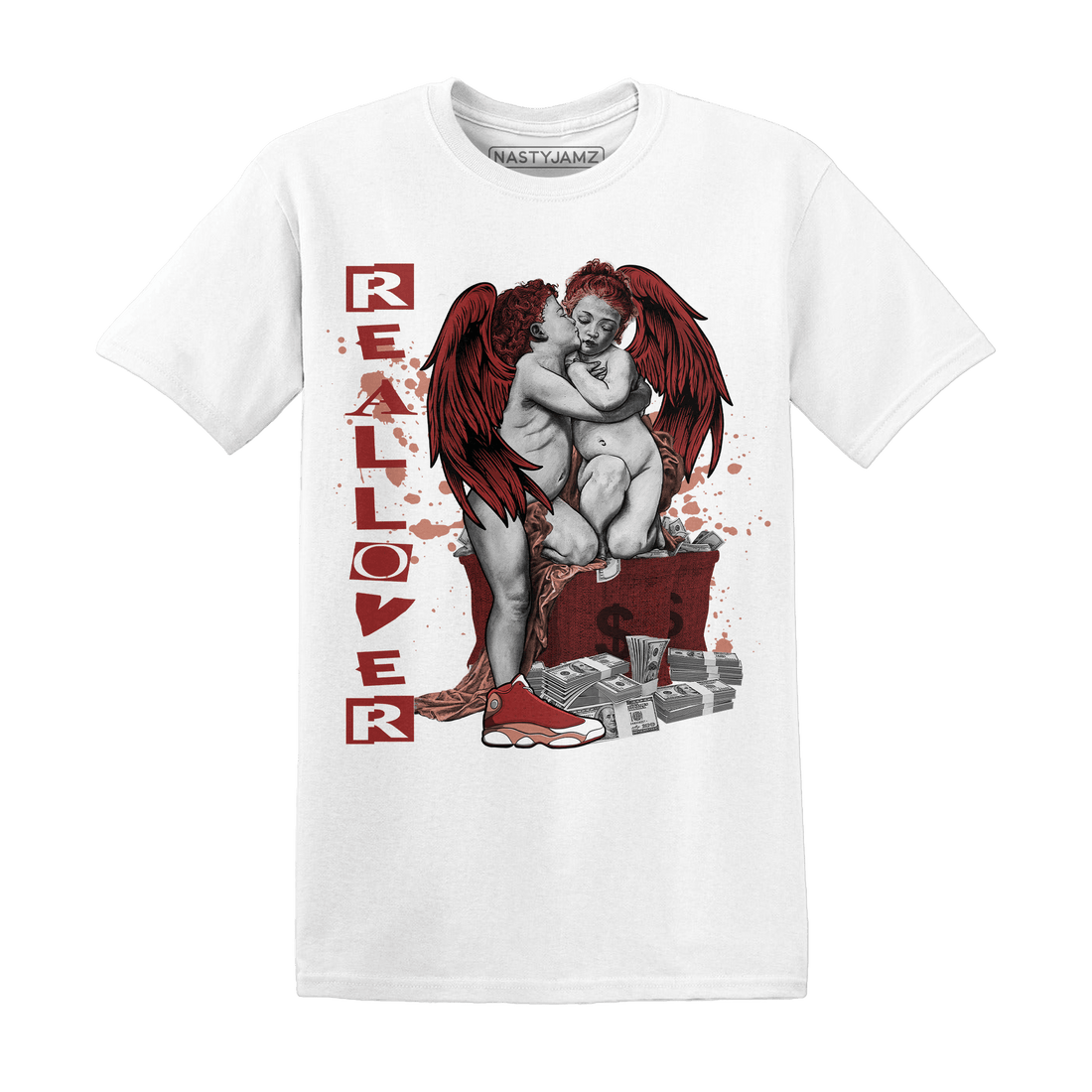 Dune Red 13s T Shirt Match Real Lover Angel - NastyJamz