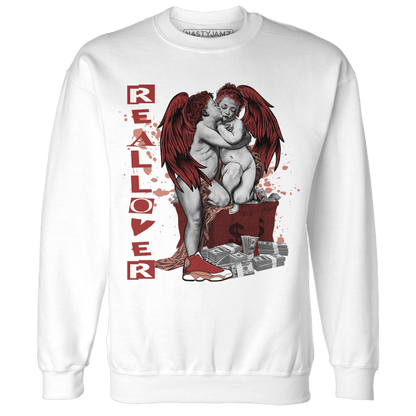 Dune Red 13s Sweatshirt Match Real Lover Angel - NastyJamz