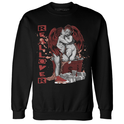 Dune Red 13s Sweatshirt Match Real Lover Angel - NastyJamz