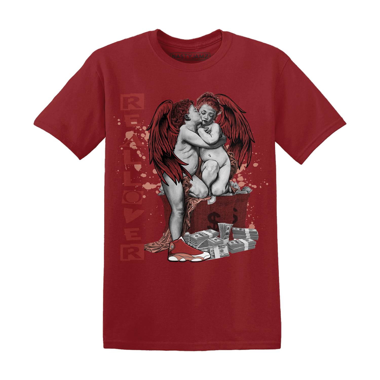 Dune Red 13s T Shirt Match Real Lover Angel - NastyJamz