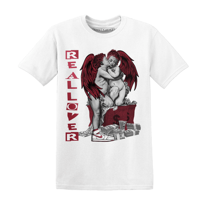 High 85 Metallic Burgundy 1s T Shirt Match Real Lover Angel - NastyJamz