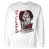 High 85 Metallic Burgundy 1s Sweatshirt Match Real Lover Angel - NastyJamz