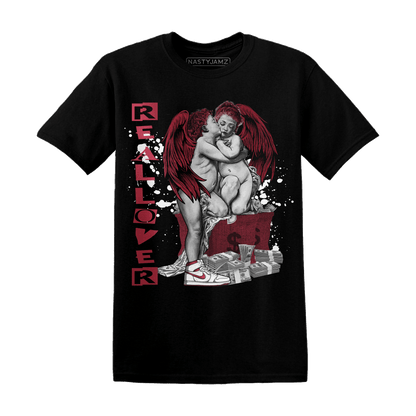 High 85 Metallic Burgundy 1s T Shirt Match Real Lover Angel - NastyJamz