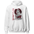 High 85 Metallic Burgundy 1s Hoodie Match Real Lover Angel - NastyJamz