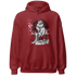High 85 Metallic Burgundy 1s Hoodie Match Real Lover Angel - NastyJamz