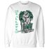 High OG Green Glow 1s Sweatshirt Match Real Lover Angel - NastyJamz