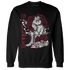 High White Team Red 1s Sweatshirt Match Real Lover Angel - NastyJamz