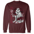 High White Team Red 1s Sweatshirt Match Real Lover Angel - NastyJamz