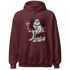 High White Team Red 1s Hoodie Match Real Lover Angel - NastyJamz