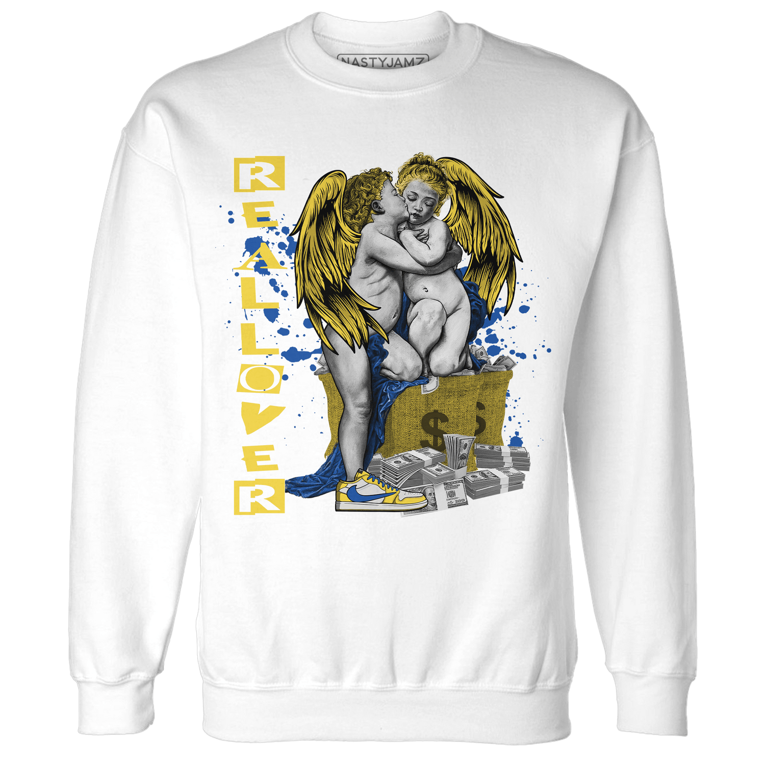 Low OG Canary TVSC 1s Sweatshirt Match Real Lover Angel - NastyJamz