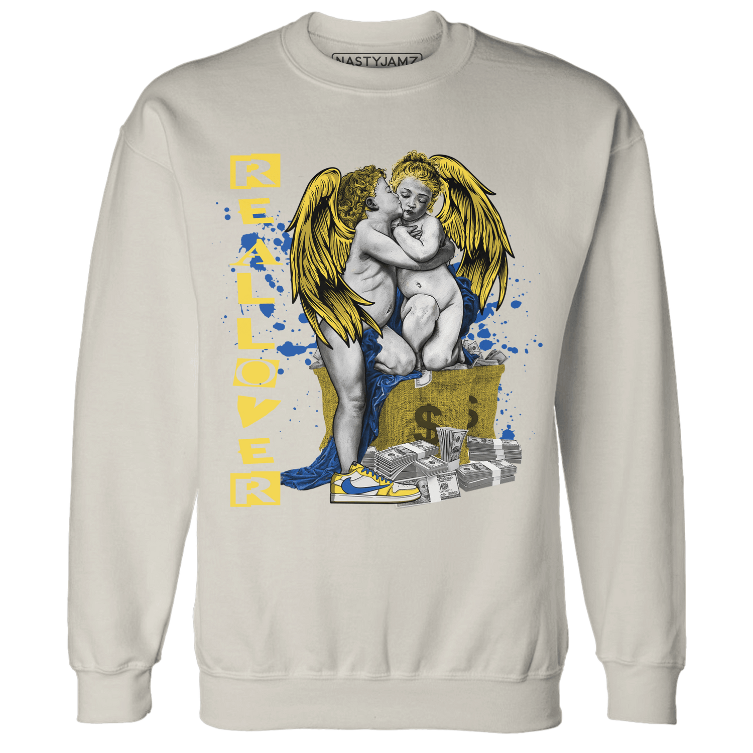 Low OG Canary TVSC 1s Sweatshirt Match Real Lover Angel - NastyJamz