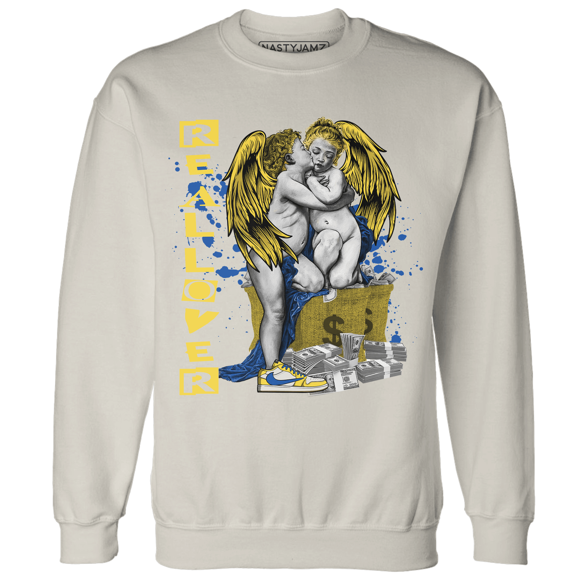 Low OG Canary TVSC 1s Sweatshirt Match Real Lover Angel - NastyJamz