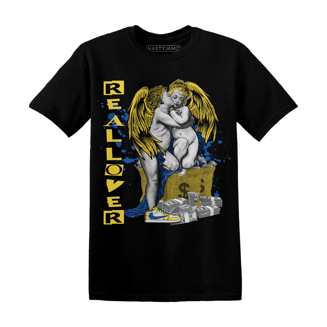 Low OG Canary TVSC 1s T Shirt Match Real Lover Angel - NastyJamz