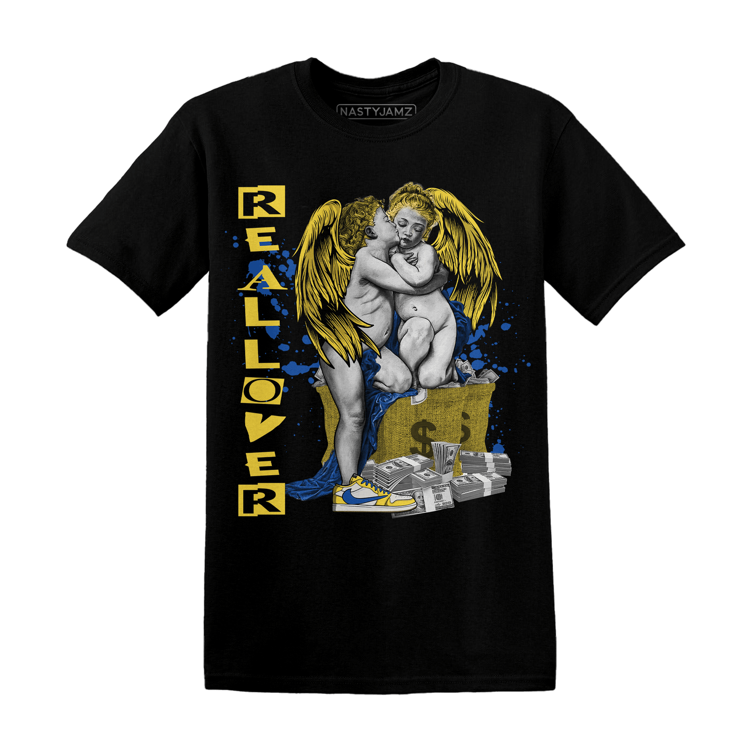 Low OG Canary TVSC 1s T Shirt Match Real Lover Angel - NastyJamz