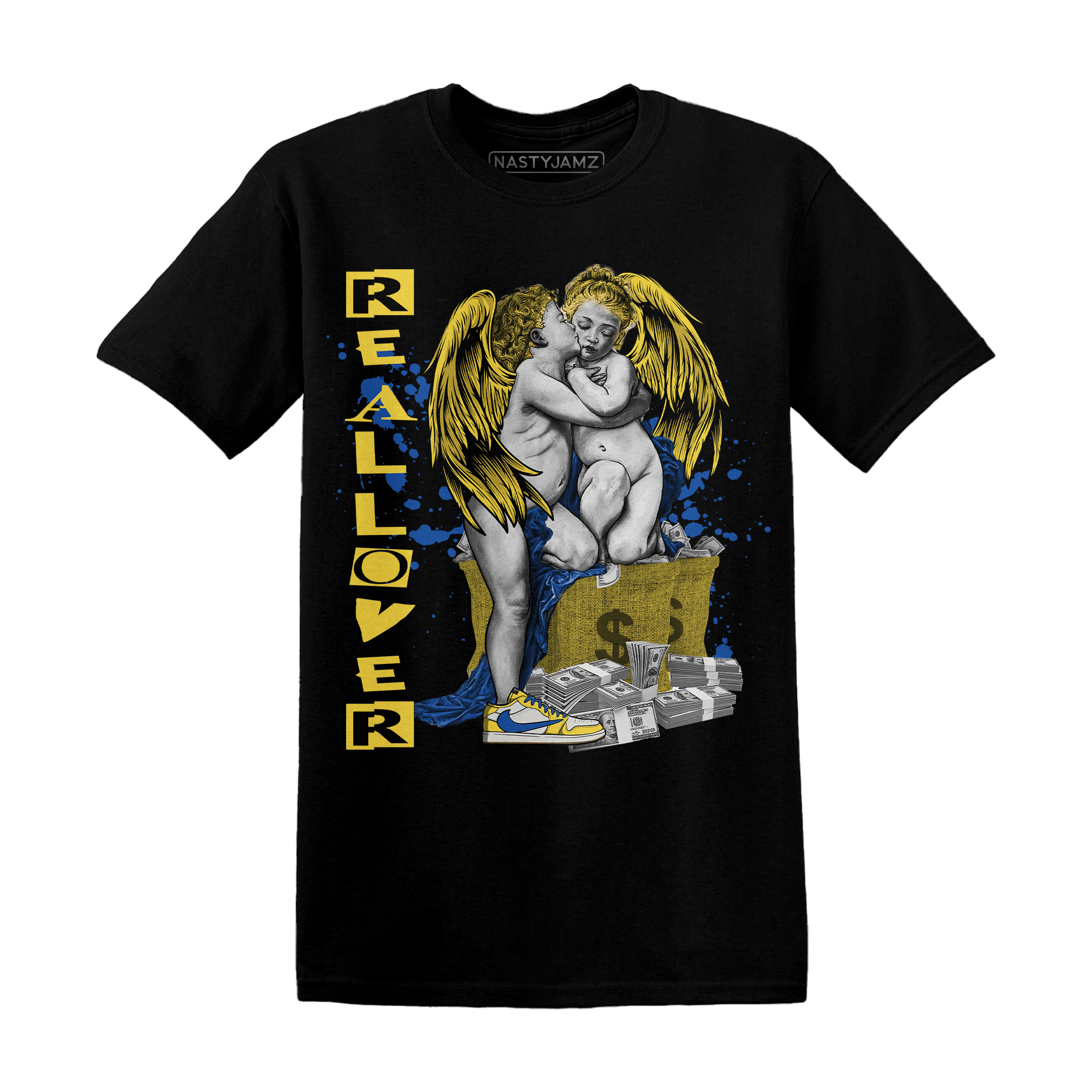 Low OG Canary TVSC 1s T Shirt Match Real Lover Angel - NastyJamz