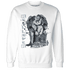 Mid Diffused Blue Grey 1s Sweatshirt Match Real Lover Angel - NastyJamz