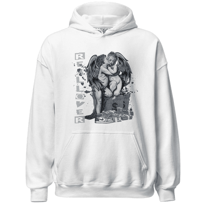 Mid Diffused Blue Grey 1s Hoodie Match Real Lover Angel - NastyJamz