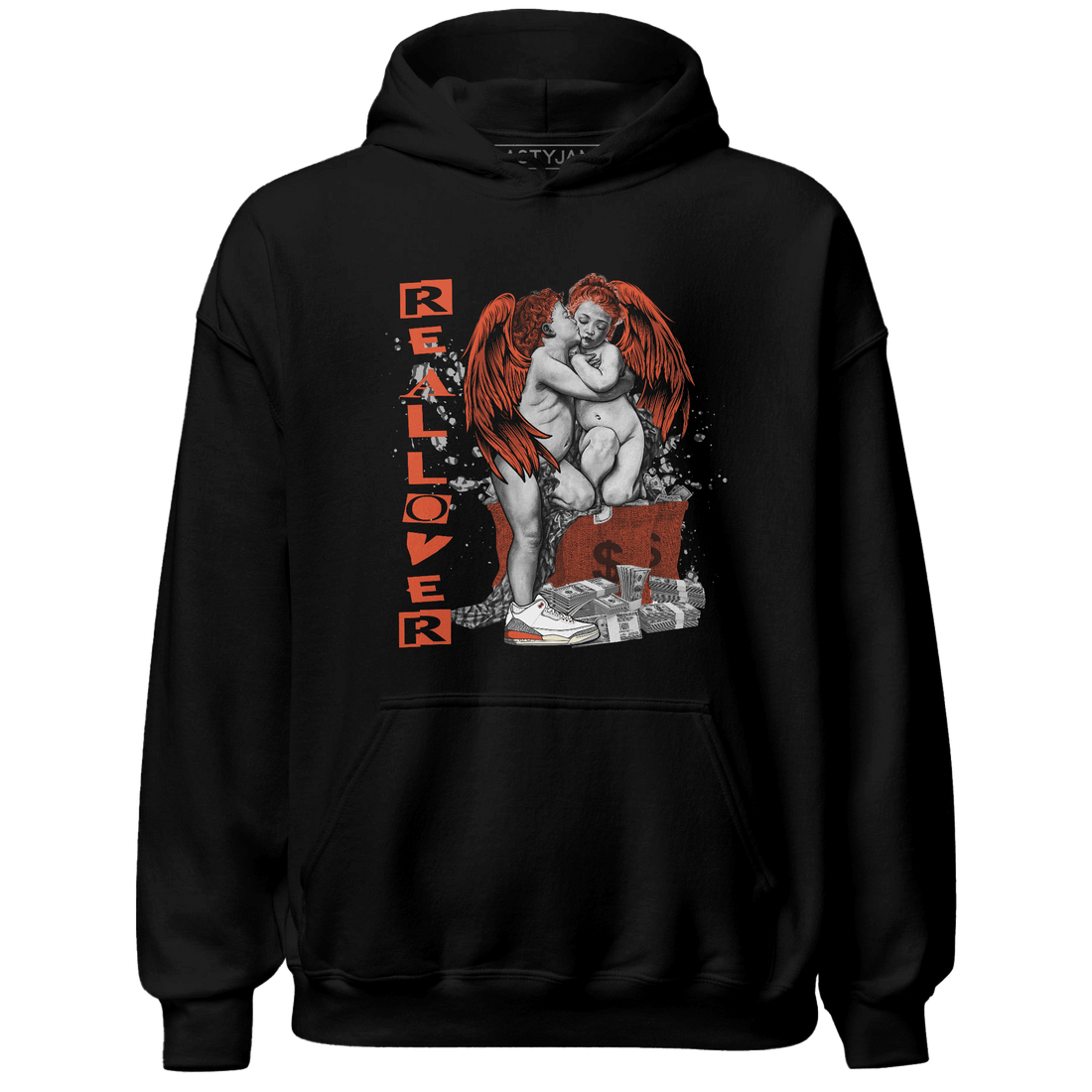 Georgia Peach 3s Hoodie Match Real Lover Angel - NastyJamz