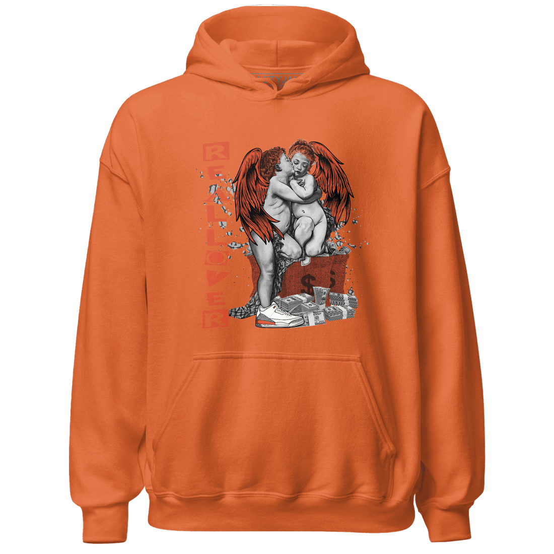 Georgia Peach 3s Hoodie Match Real Lover Angel - NastyJamz