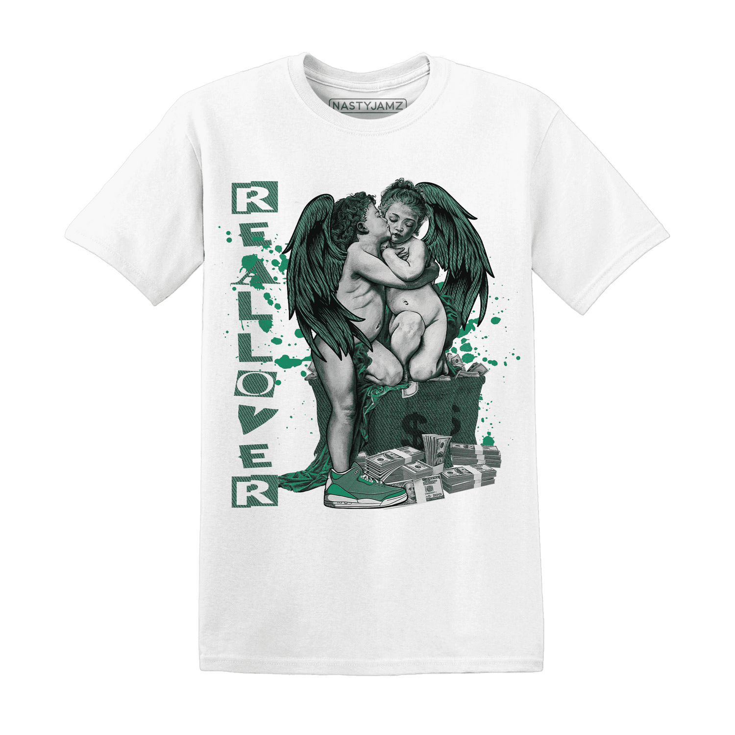 Nina CN Abney 3s T Shirt Match Real Lover Angel - NastyJamz