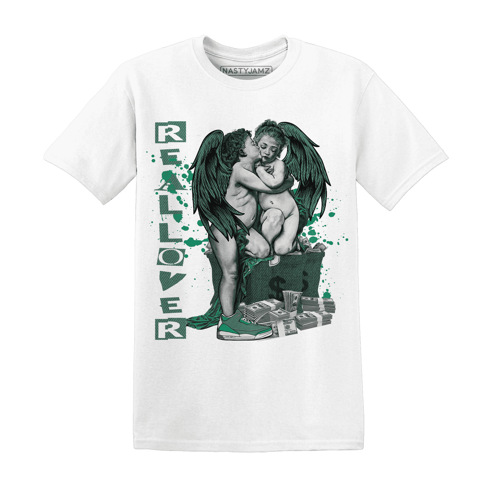 Nina CN Abney 3s T Shirt Match Real Lover Angel - NastyJamz