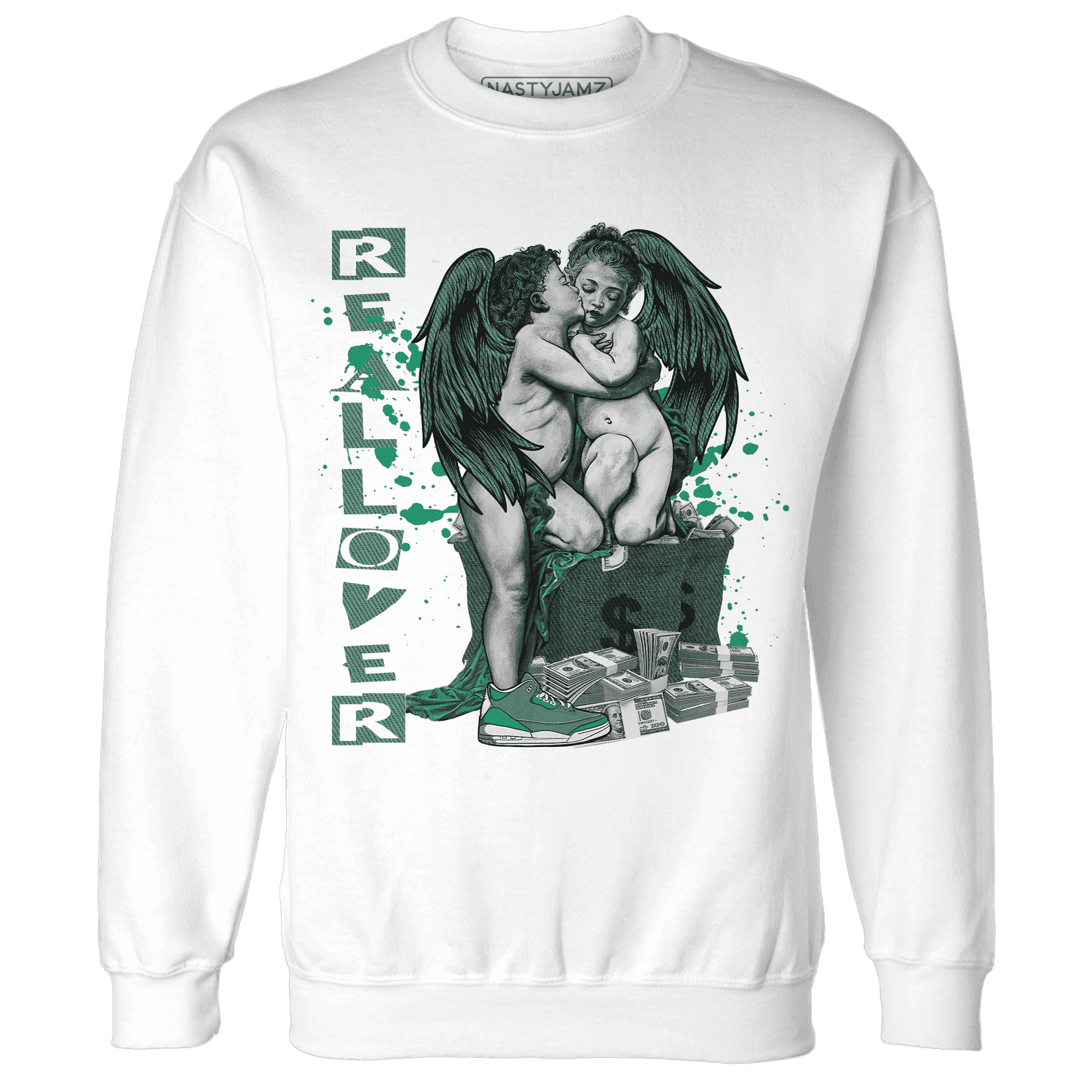 Nina CN Abney 3s Sweatshirt Match Real Lover Angel - NastyJamz