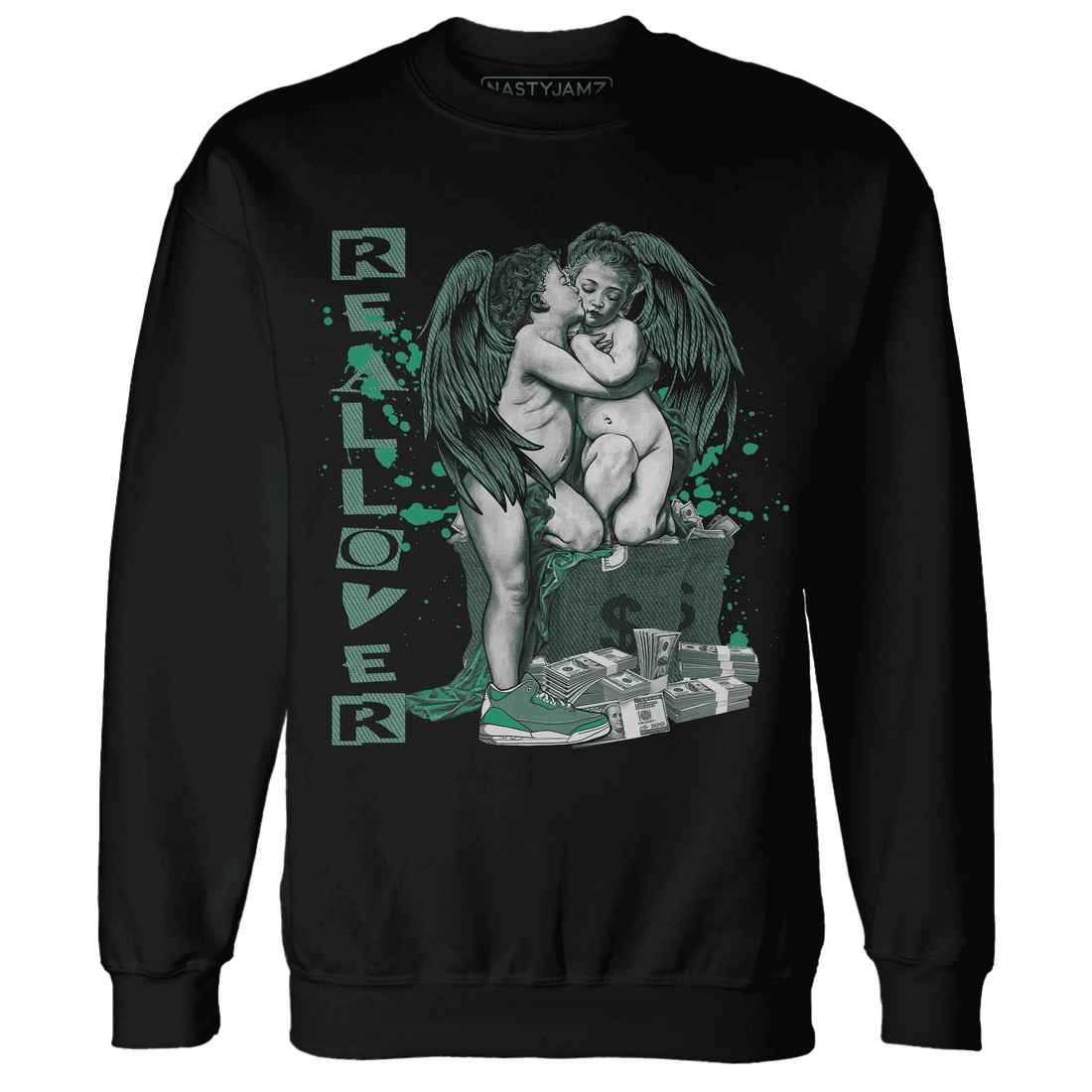 Nina CN Abney 3s Sweatshirt Match Real Lover Angel - NastyJamz