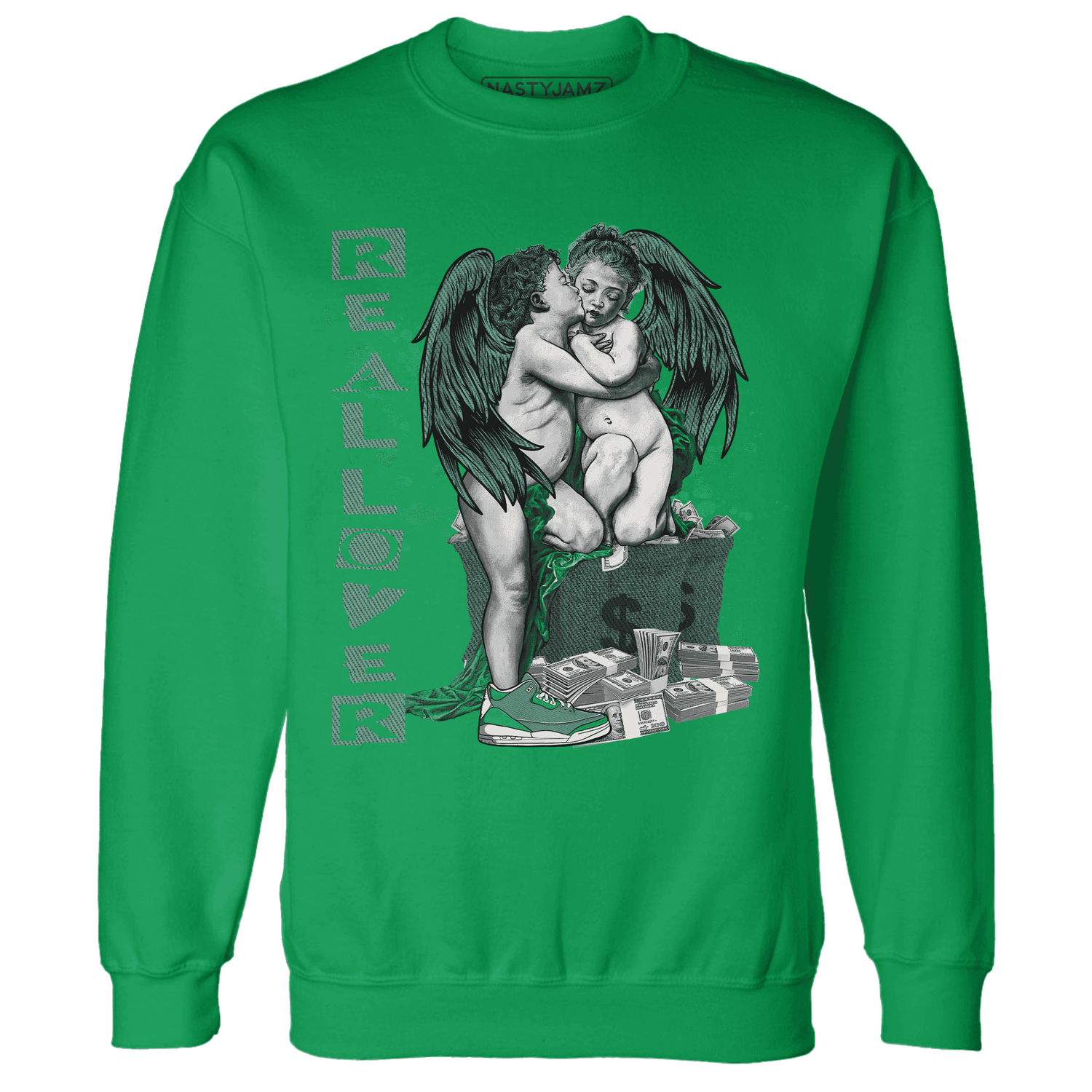 Nina CN Abney 3s Sweatshirt Match Real Lover Angel - NastyJamz