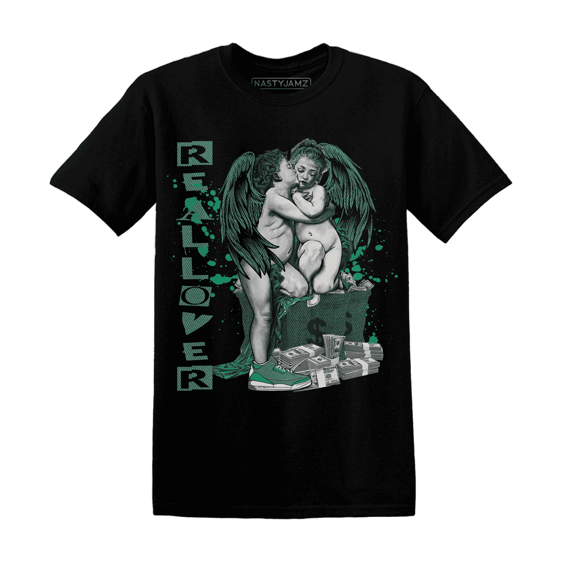 Nina CN Abney 3s T Shirt Match Real Lover Angel - NastyJamz
