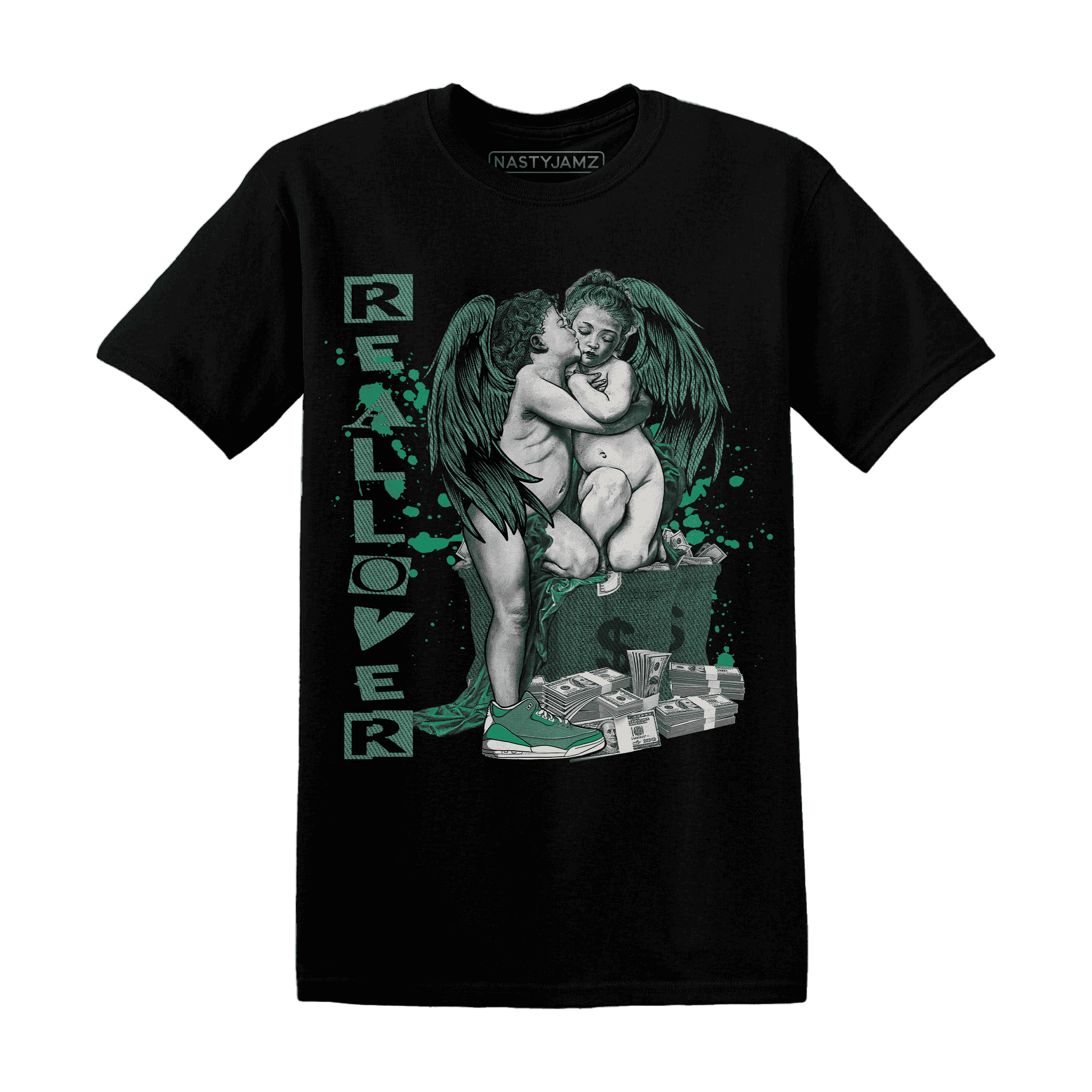 Nina CN Abney 3s T Shirt Match Real Lover Angel - NastyJamz