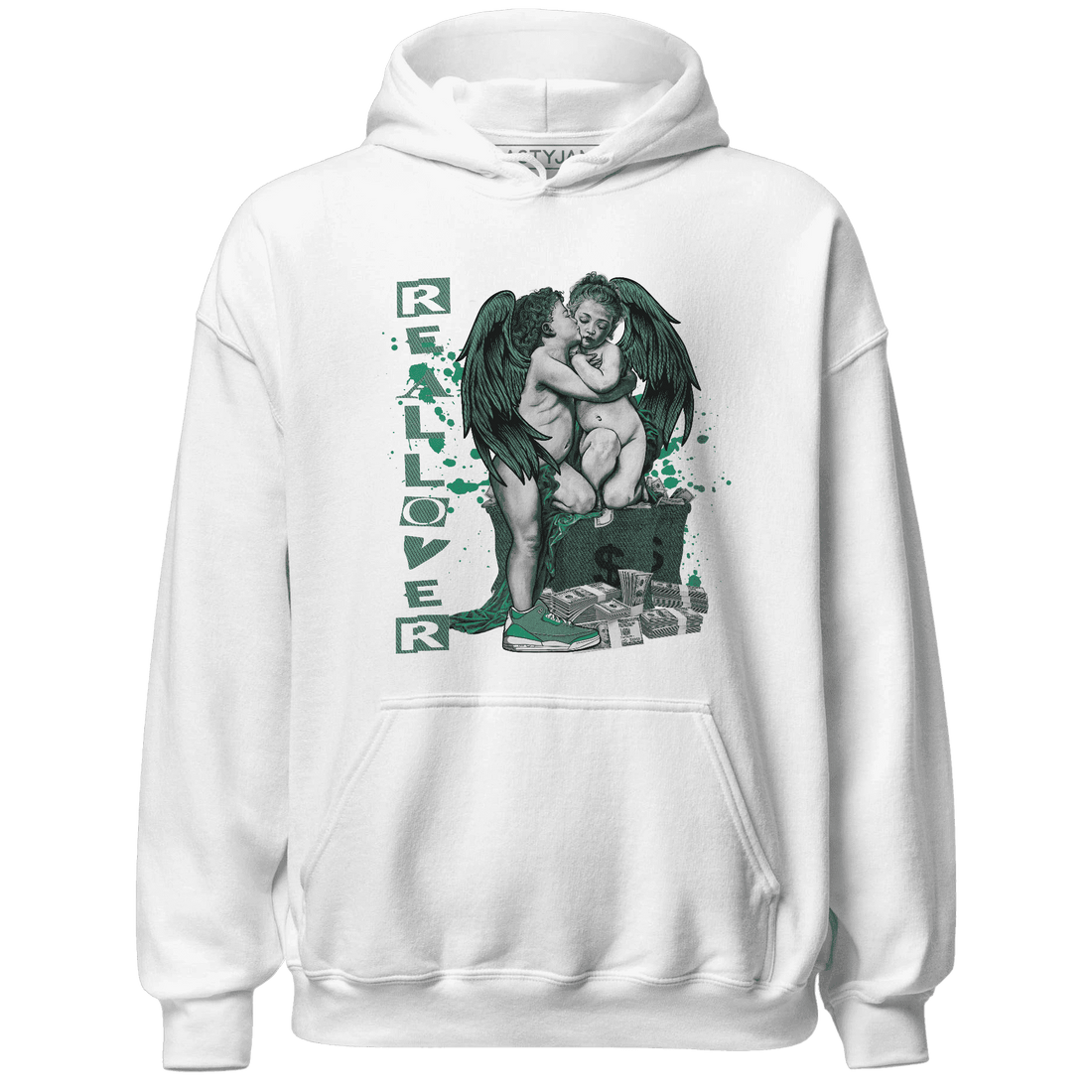 Nina CN Abney 3s Hoodie Match Real Lover Angel - NastyJamz
