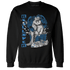 Industrial Blue 4s Sweatshirt Match Real Lover Angel - NastyJamz