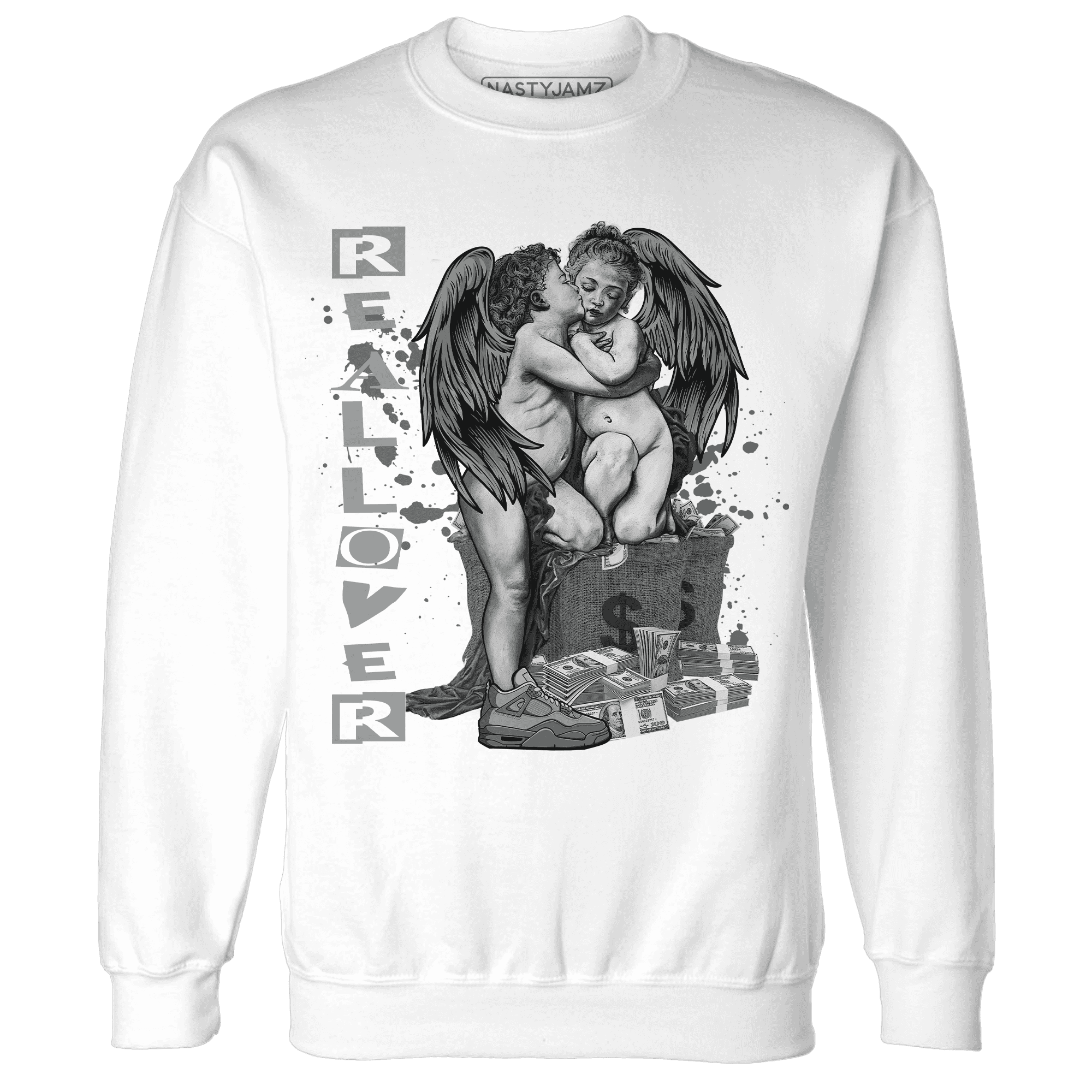 Paris Olympicsss 4s Sweatshirt Match Real Lover Angel - NastyJamz