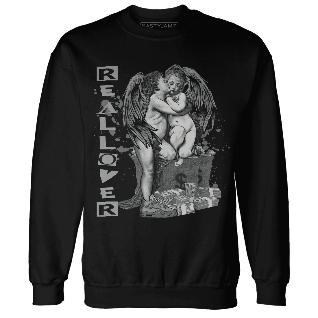 Paris Olympicsss 4s Sweatshirt Match Real Lover Angel - NastyJamz