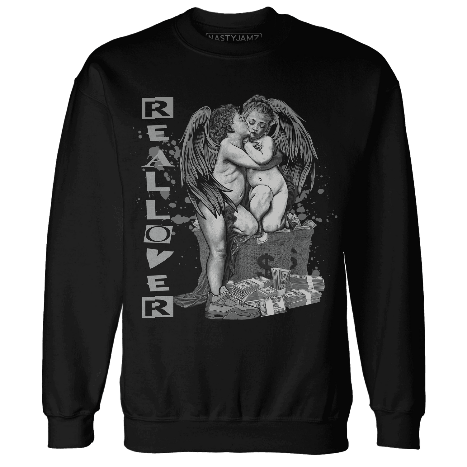 Paris Olympicsss 4s Sweatshirt Match Real Lover Angel - NastyJamz