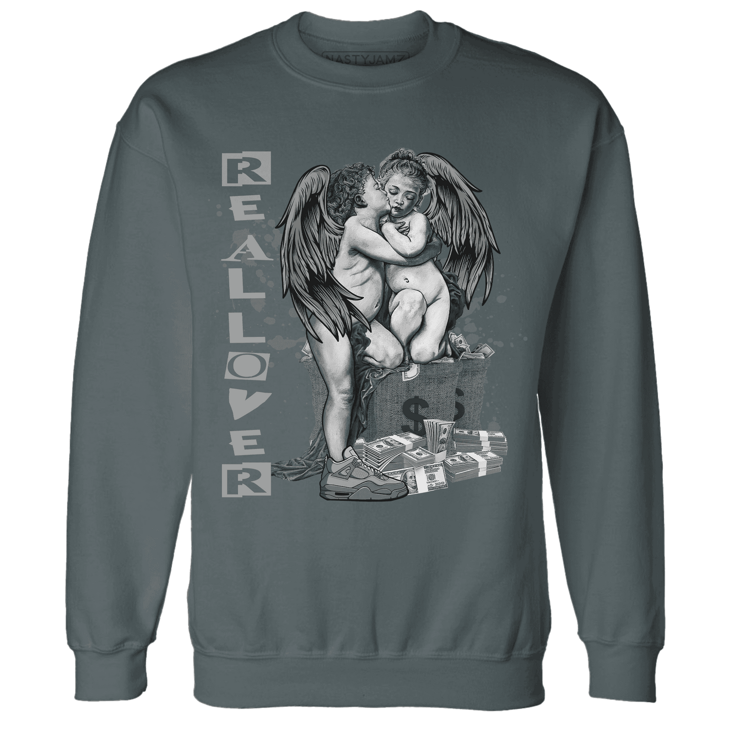 Paris Olympicsss 4s Sweatshirt Match Real Lover Angel - NastyJamz