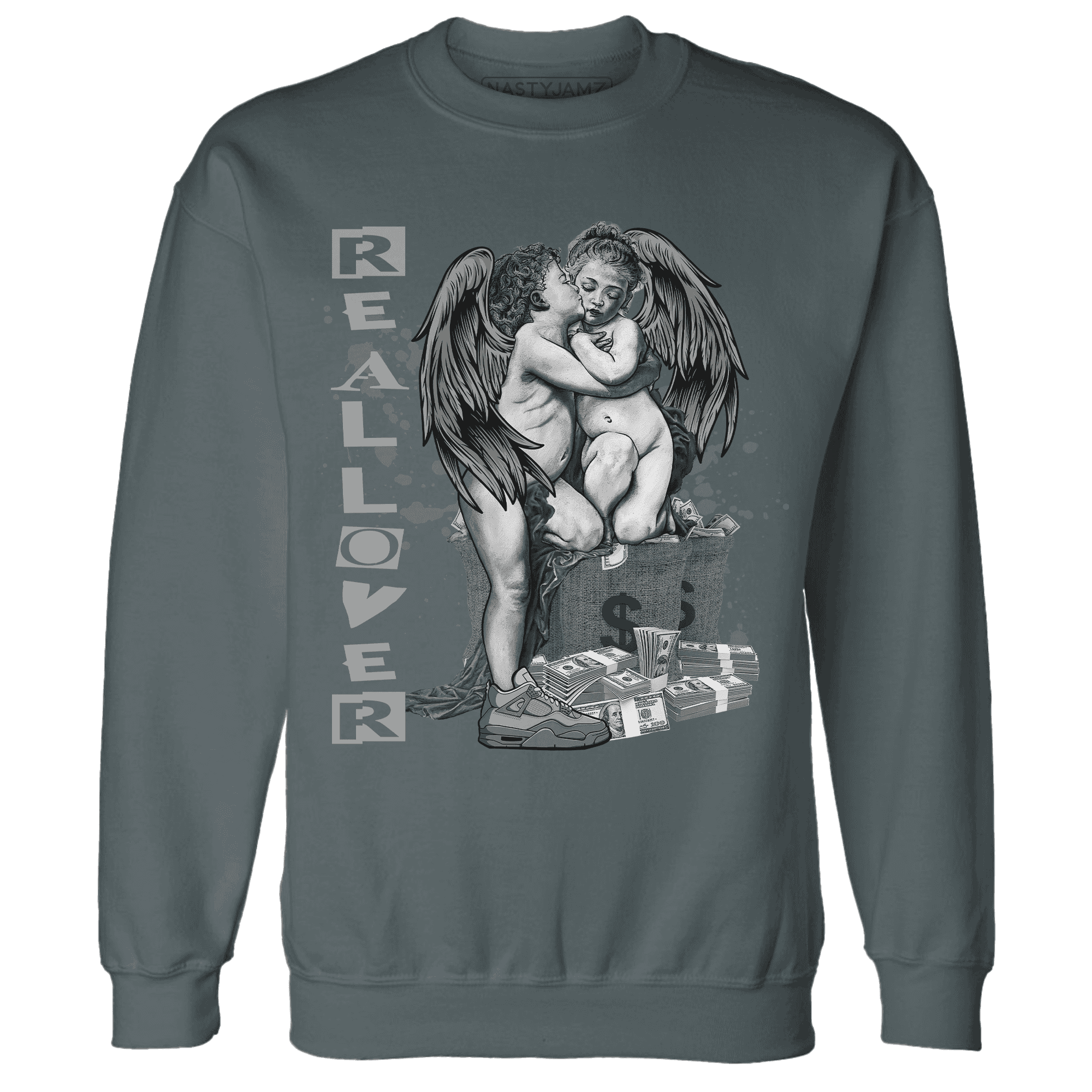 Paris Olympicsss 4s Sweatshirt Match Real Lover Angel - NastyJamz