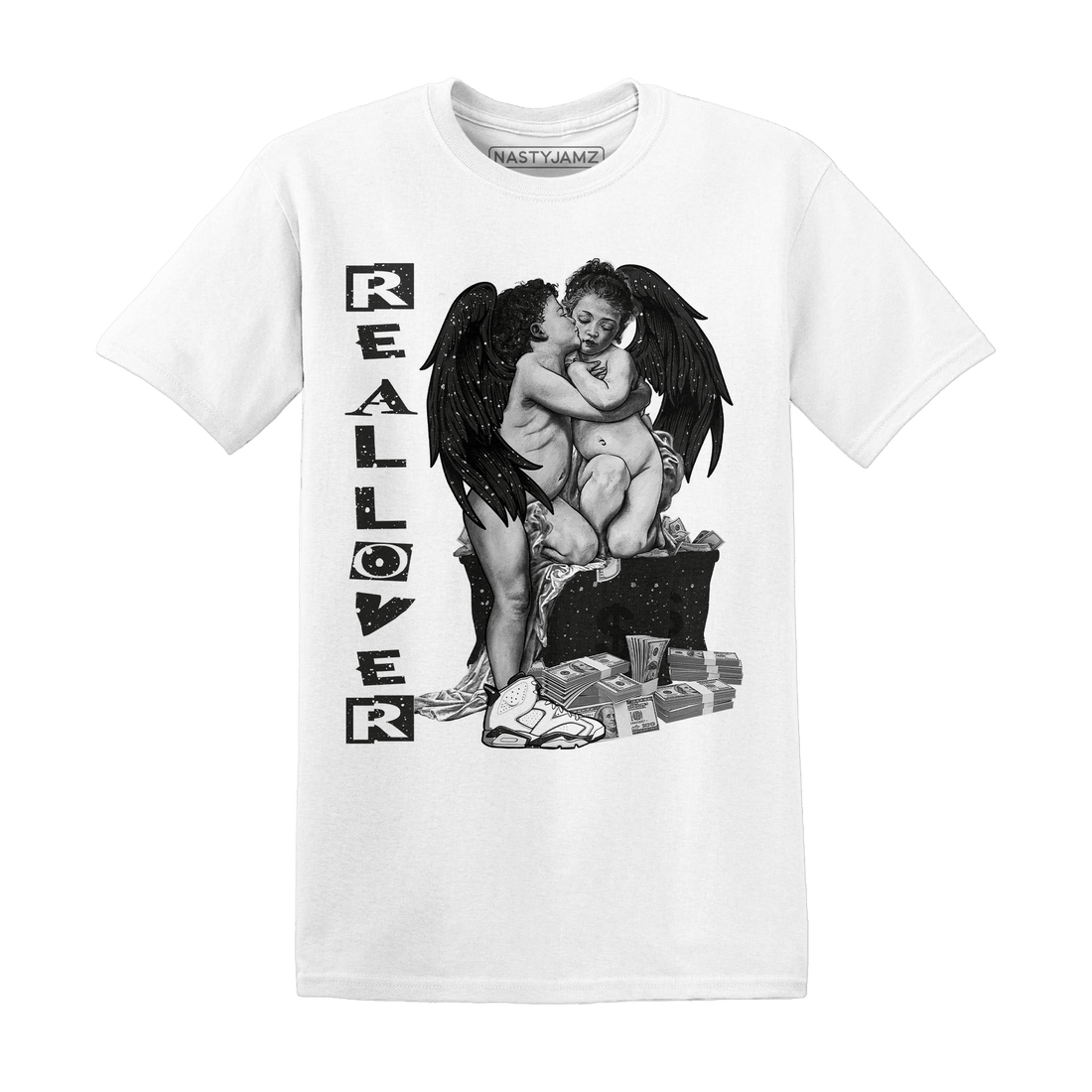 Reverse Oreo 6s T Shirt Match Real Lover Angel - NastyJamz